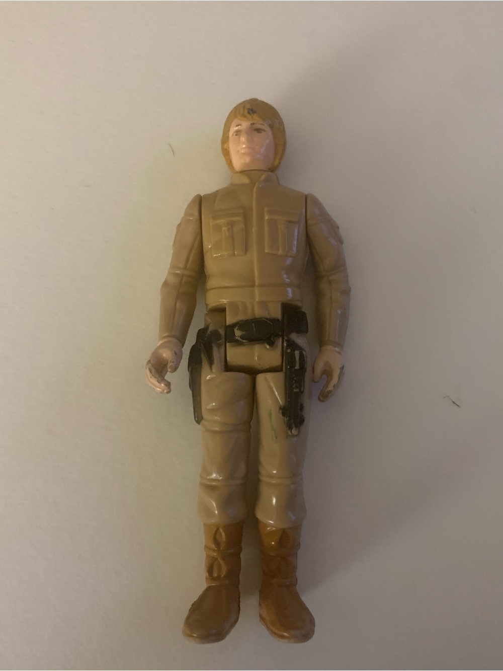 VINTAGE 1980 KENNER STAR WARS BROWN HAIR BESPIN LUKE SKYWALKER VARIANT FIGURE